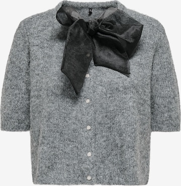 ONLY Gebreid vest 'ONLOLIVIA' in Grijs: voorkant