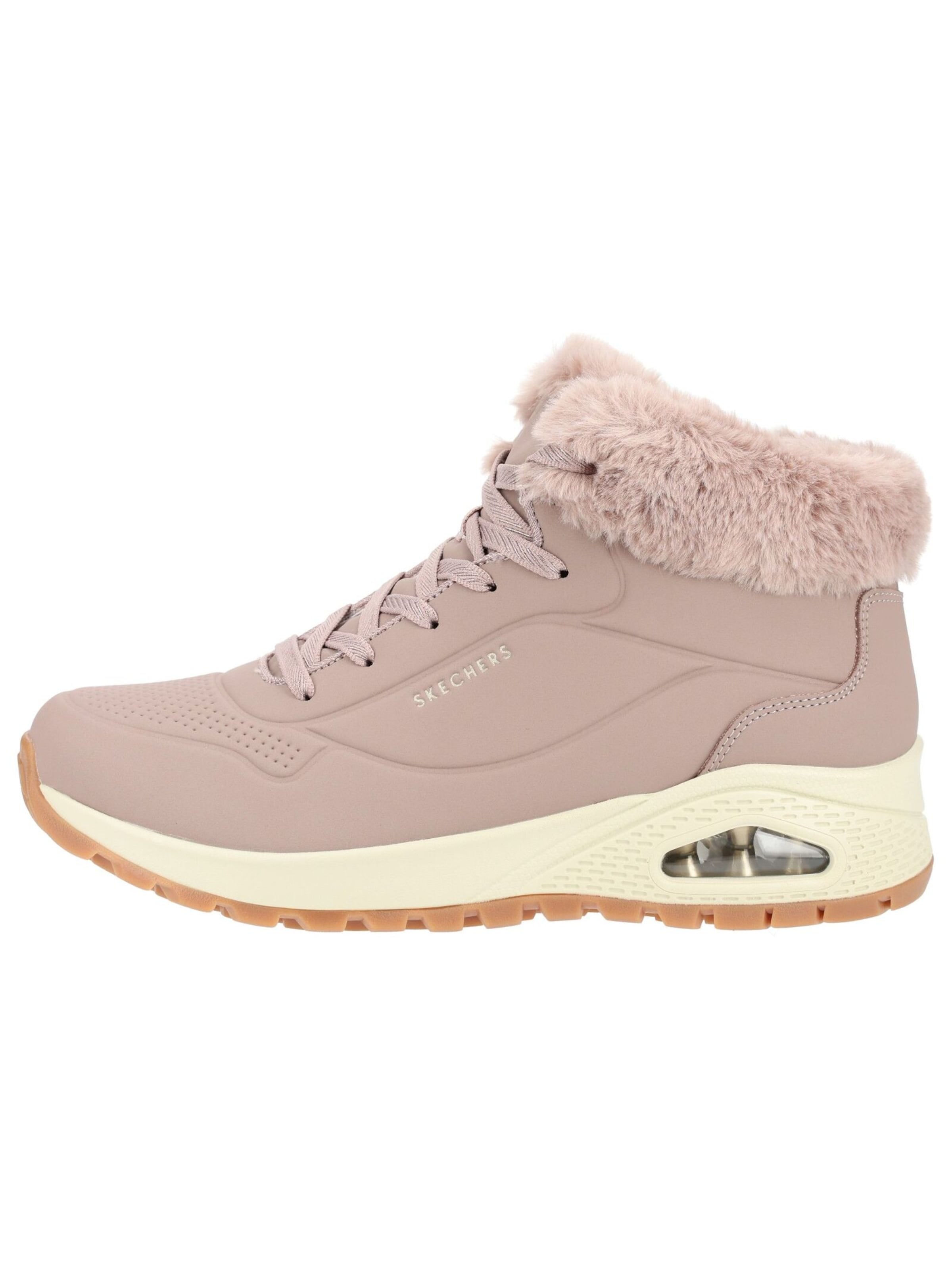 SKECHERS Schnürstiefelette in Beige