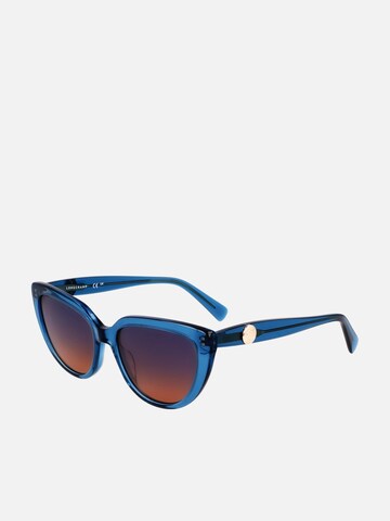 Longchamp - Gafas de sol en azul: frente