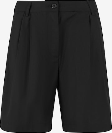 Urban Classics Bandplooibroek in Zwart: voorkant