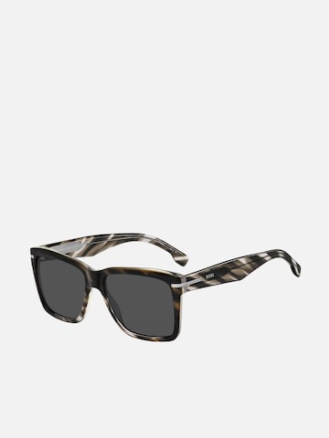 Lunettes de soleil 'Hugo Boss BOSS 1745/S Brown shaded grey 57/17/150 MAN Sunglasses' HUGO BOSS en marron