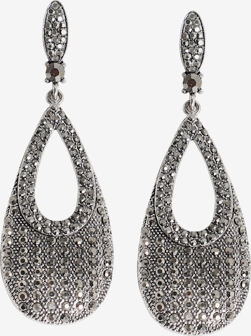 sidabrinė SOHI Auskarai 'Kirsteen': priekis