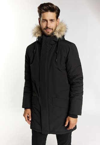DreiMaster Klassik Weatherproof jacket in Black: front