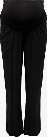 Only Maternity Wide leg Pants in Black: front