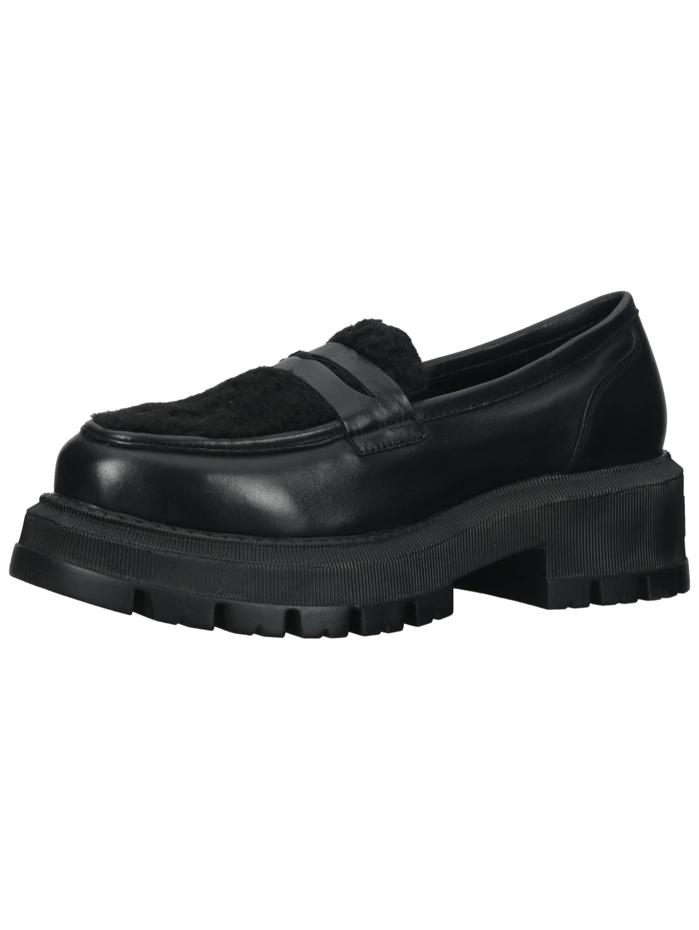 Chaussure basse LAZAMANI en noir : devant
