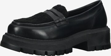 LAZAMANI Classic Flats in Black: front