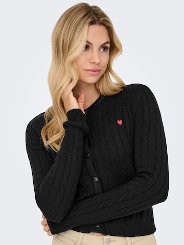 ONLY Strickjacke 'ONLKATIA' in Schwarz