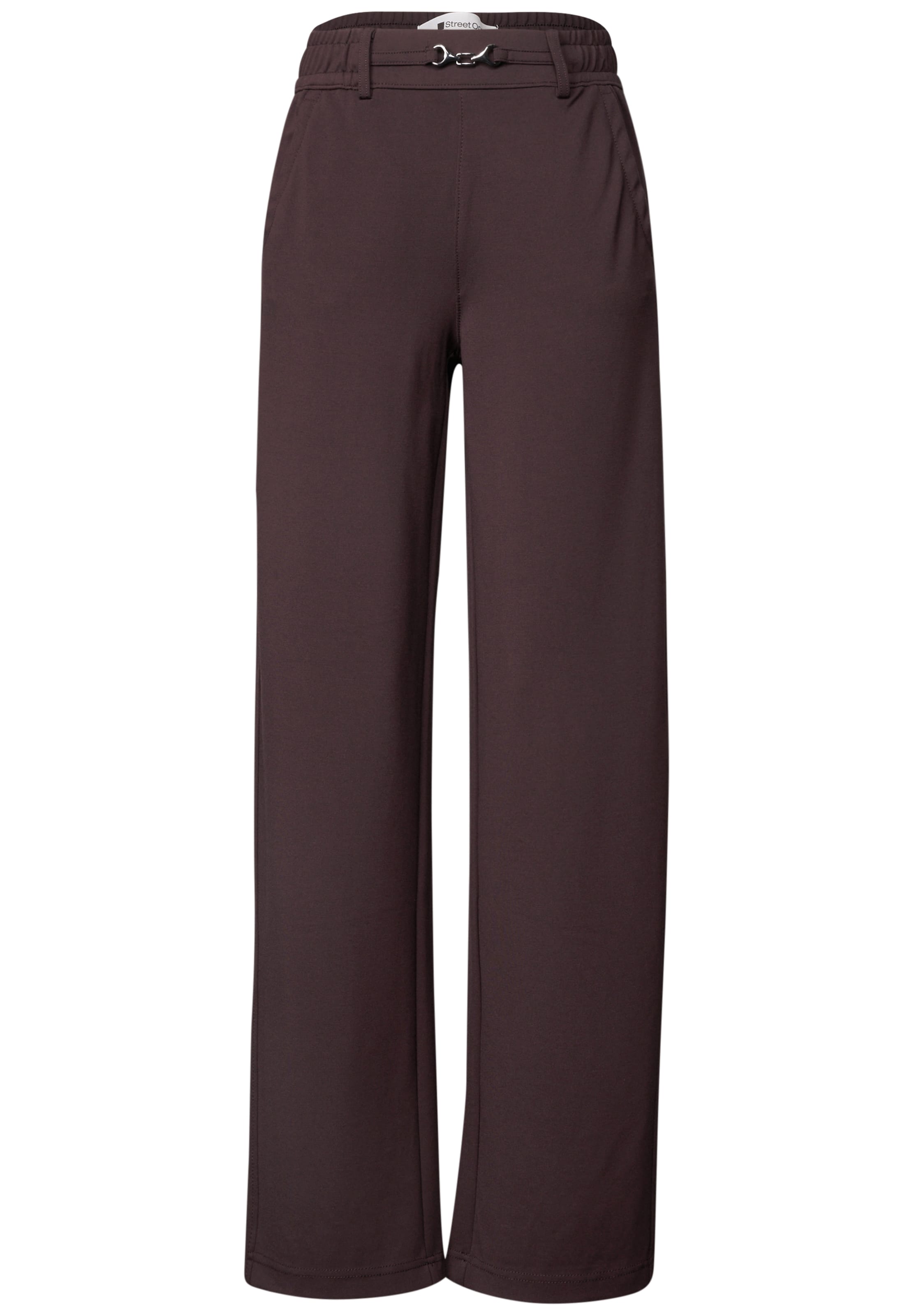 STREET ONE Regular Pants 'Amalia' in Brown: front