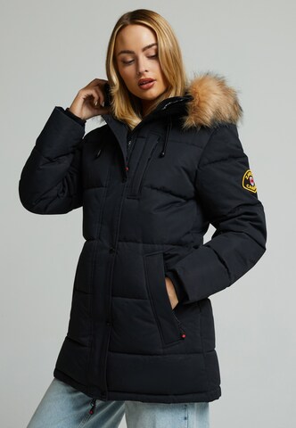 Zavetti Canada - Parka de inverno em preto: frente