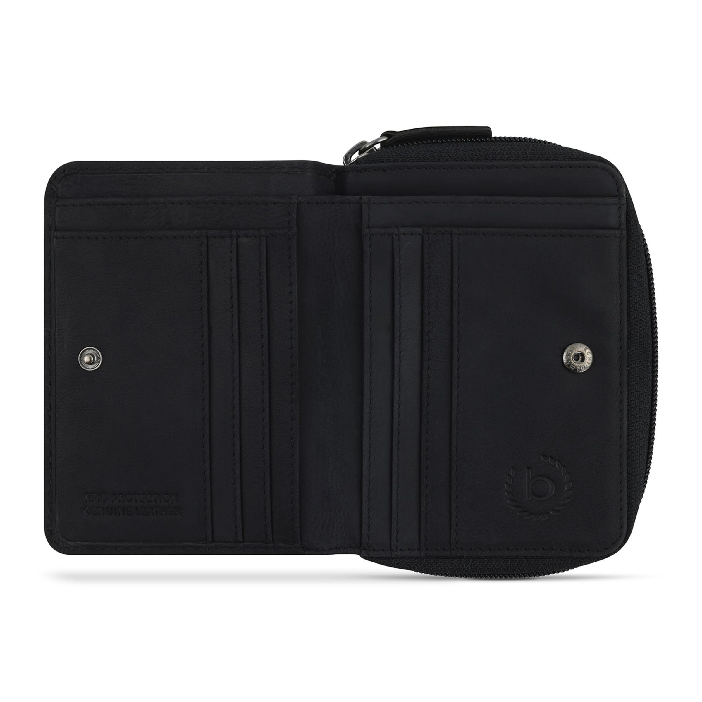 Portamonete 'Luca' di bugatti in nero