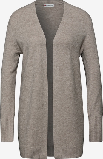 STREET ONE Strickjacke in beigemeliert, Produktansicht