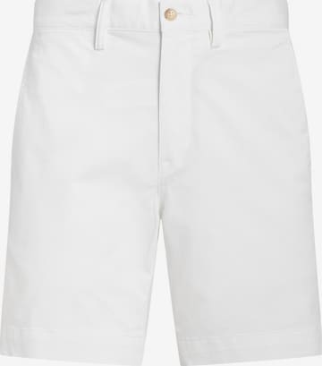 Pantaloni eleganți 'Beford' de la Polo Ralph Lauren pe alb: față
