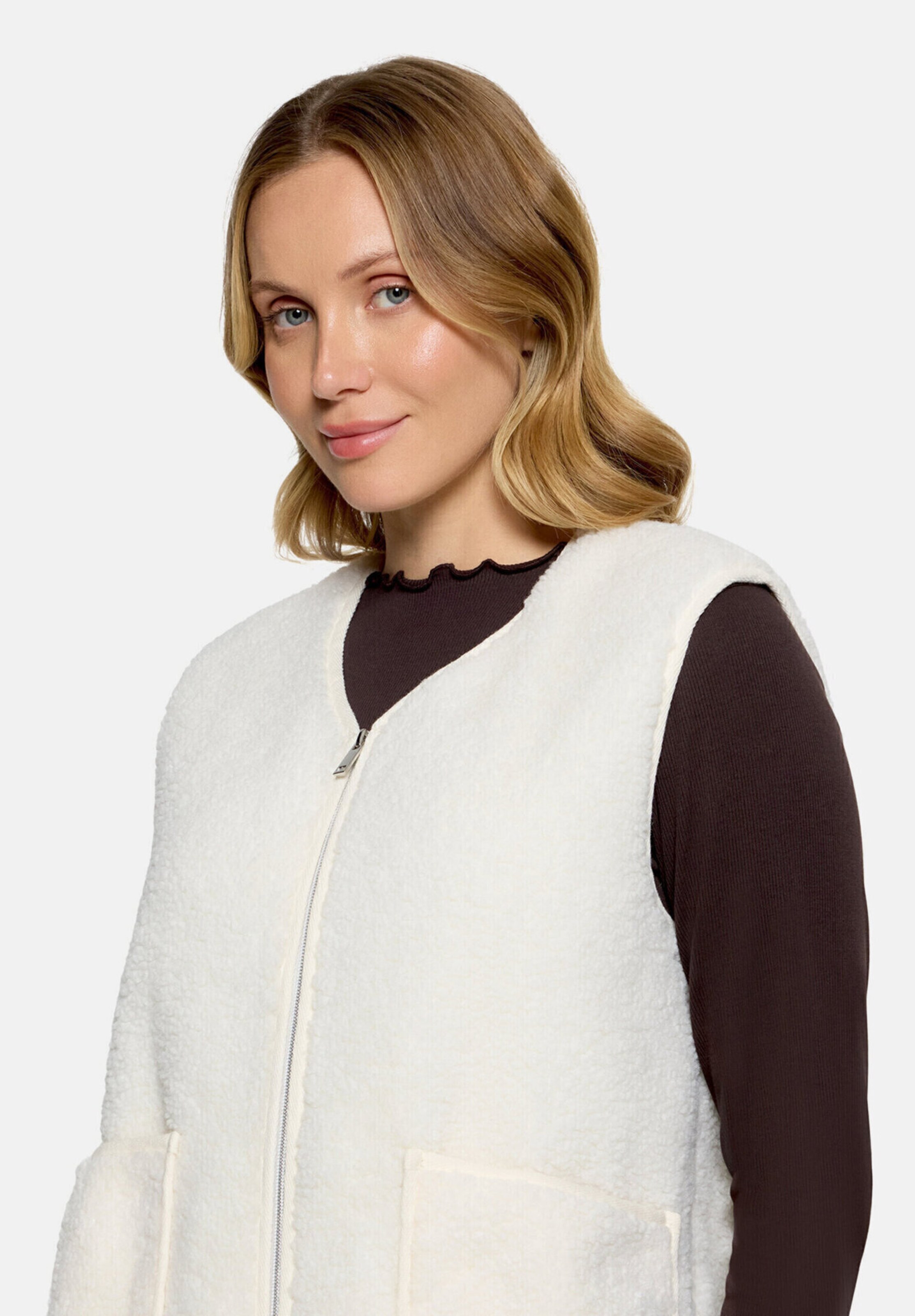 Cartoon Vest in White