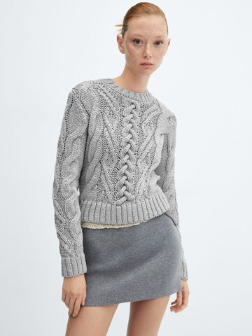 MANGO Pullover 'Platino' in Grau: predná strana