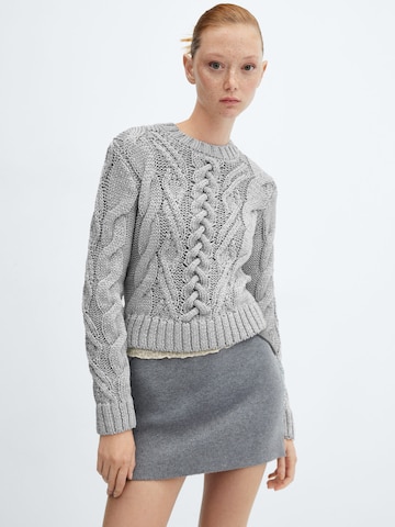 MANGO Pullover 'Platino' in Grau: predná strana