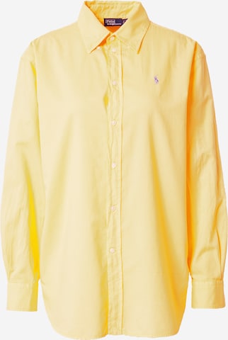 Chemisier Polo Ralph Lauren en jaune : devant