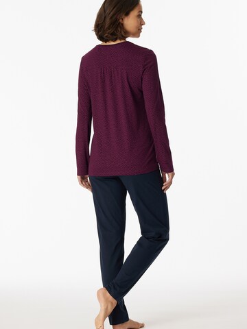SCHIESSER Pajama ' Comfort Essentials ' in Purple