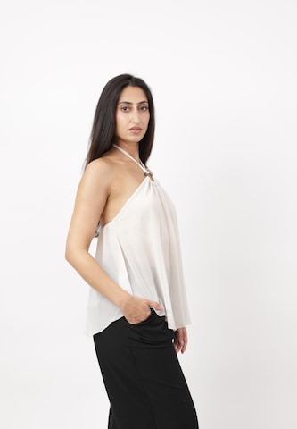 Elara Top in Beige