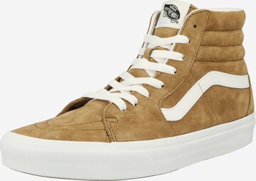 VANS - Sapatilhas altas em castanho: frente