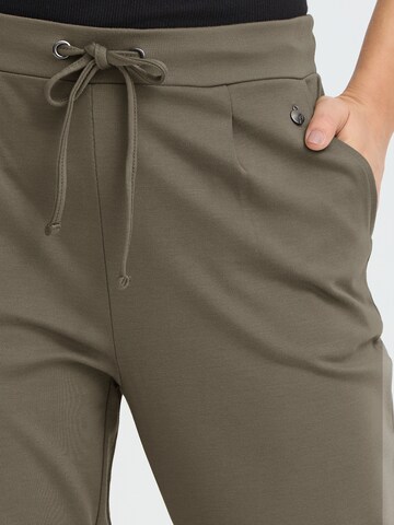 Fransa Normální Kalhoty se sklady v pase 'FRZASTRETCH 1' – zelená