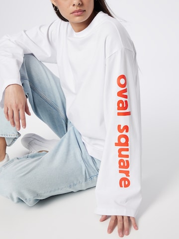 Oval Square Shirt 'Flava' in White