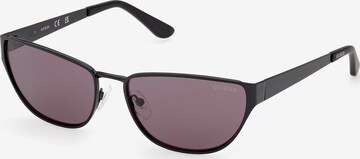 Lunettes de soleil GUESS en noir : devant