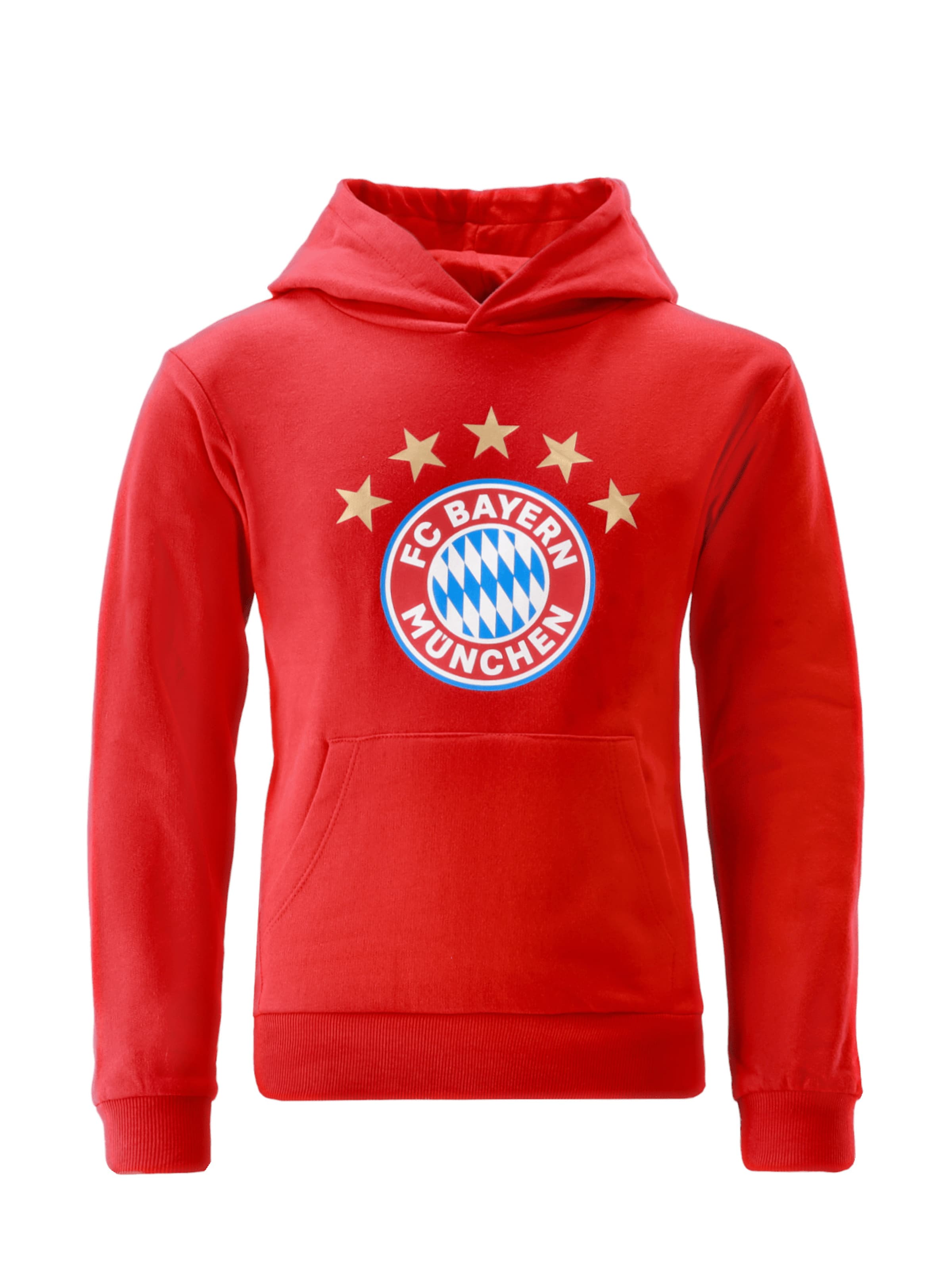 FC BAYERN MÜNCHEN Sweatshirt 'Essential' in Rot: Vorderseite