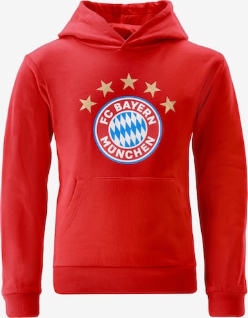 FC BAYERN MÜNCHEN Sweatshirt 'FC Bayern München' in Red: front