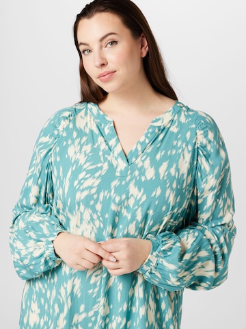 Robe 'KIRSTEN' Fransa Curve en bleu