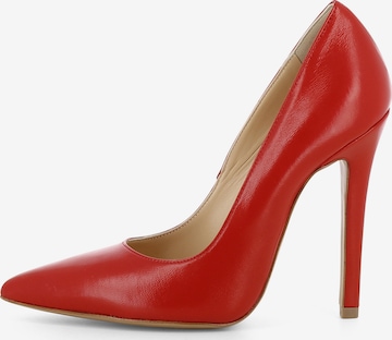Escarpins 'LISA' EVITA en rouge : devant