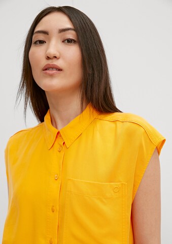 comma casual identity Blouse in Yellow: front