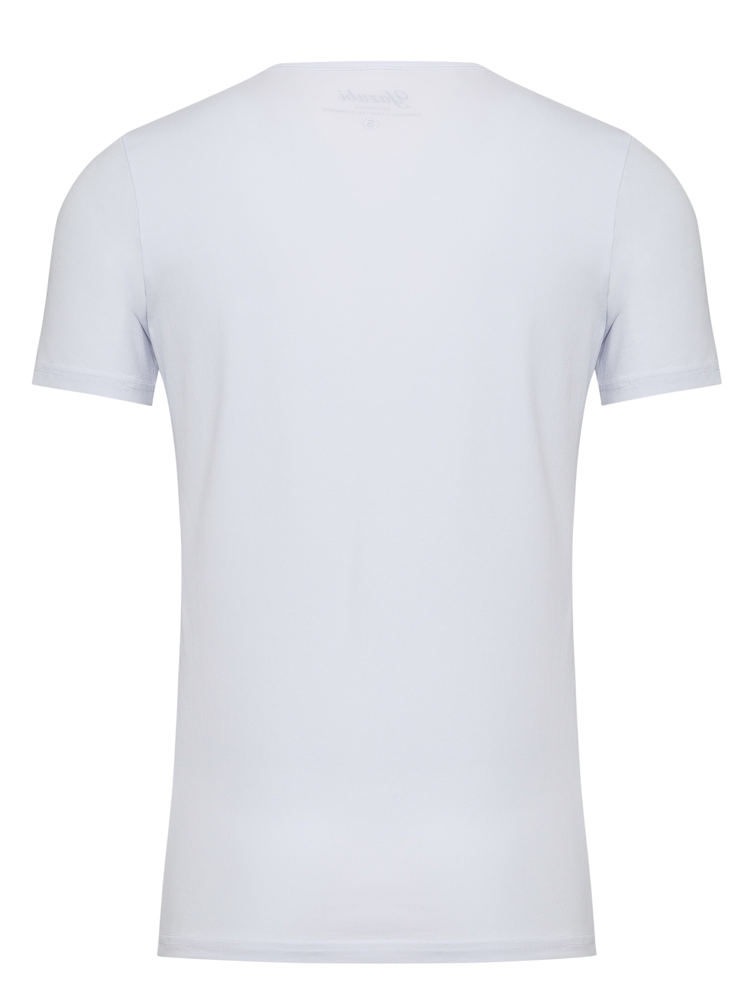 yazubi Shirt 'Mythic Crew Neck' in White