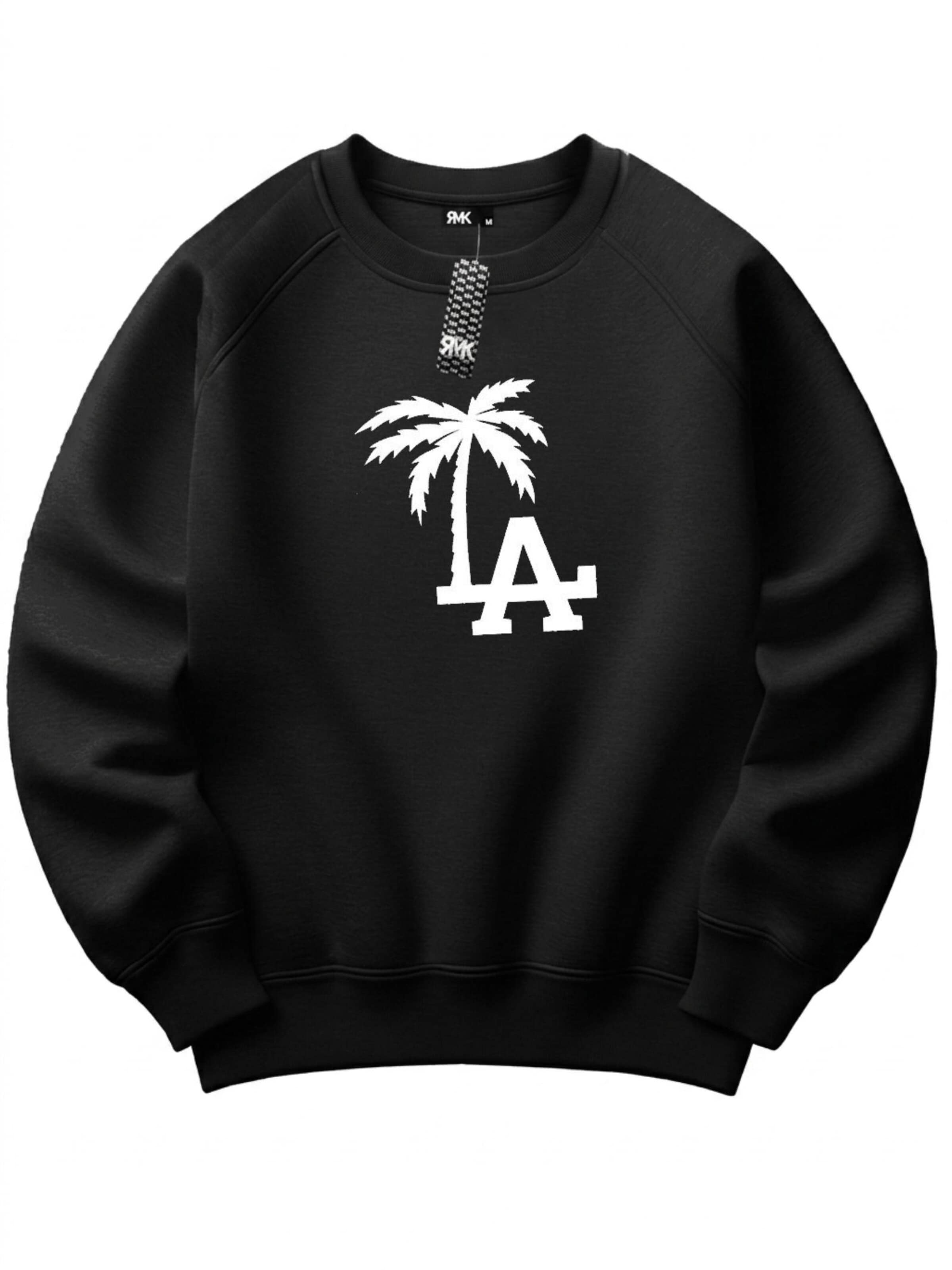 RMK Sweatshirt 'LA Los Angeles' in Black: front
