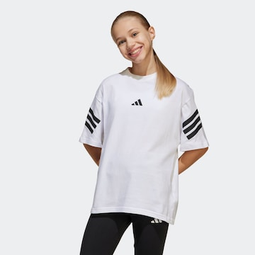 ADIDAS SPORTSWEAR - Camisa funcionais em branco: frente