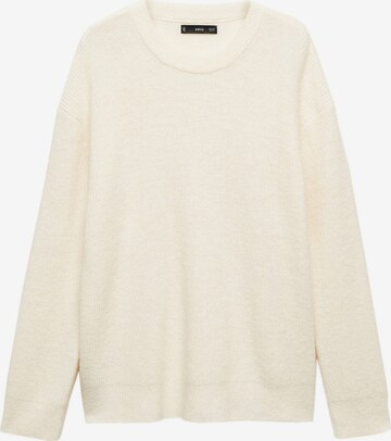 Pullover 'FRANCA' di MANGO in bianco: frontale