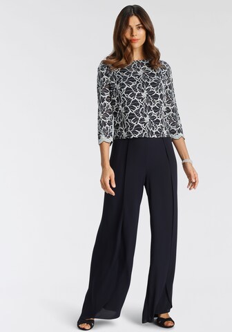 Select By Hermann Lange Pantsuit in Black: front