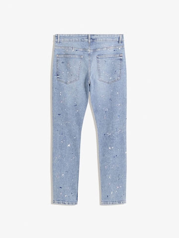 Bershka Skinny Farmer - kék