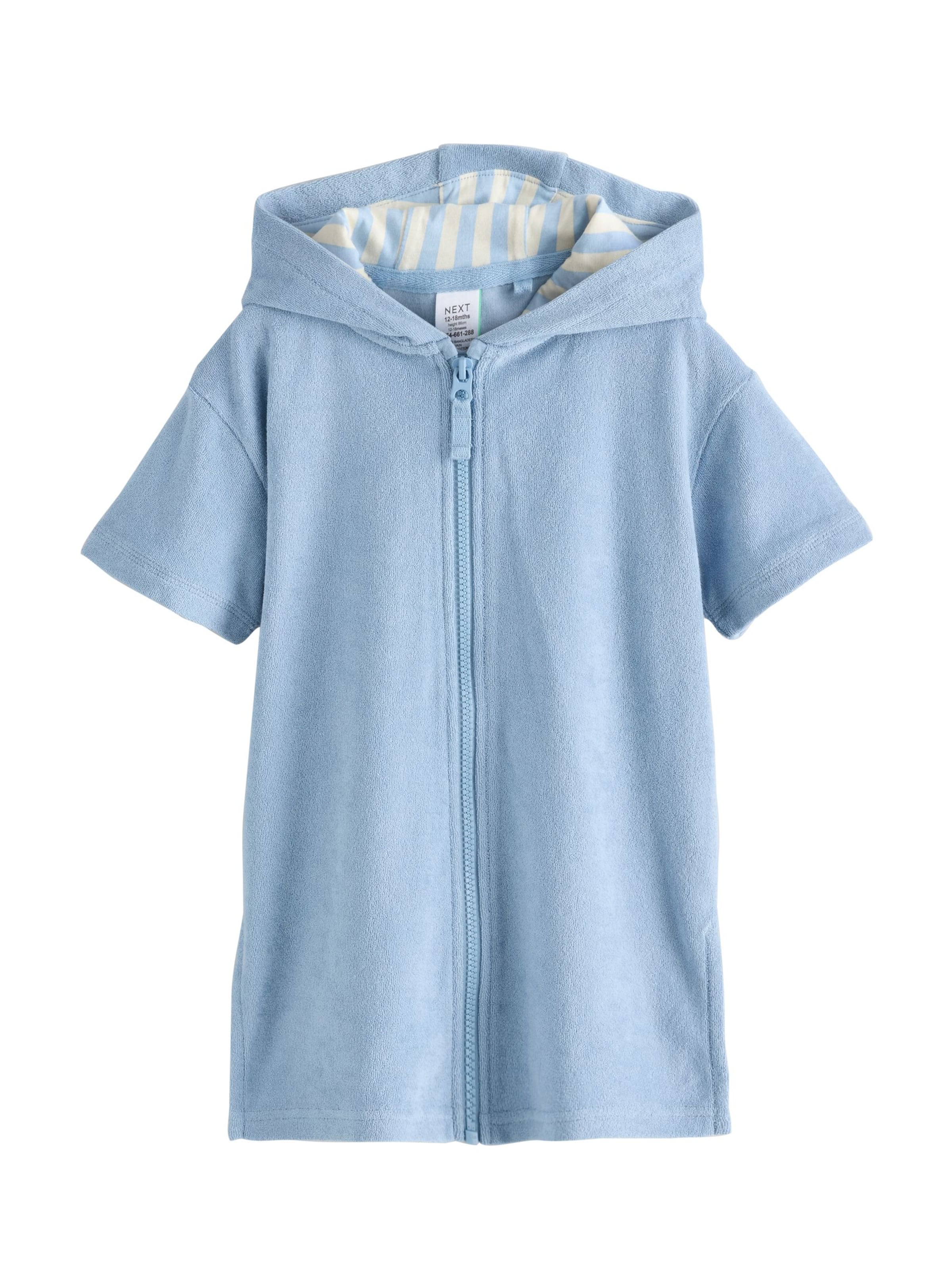 Next Банный халат в Синий: спереди