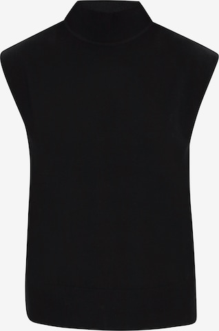 DreiMaster Klassik Плетен елек в черно: отпред