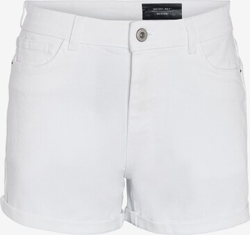 Noisy may - Slimfit Calças de ganga 'MONI' em branco: frente