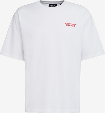 Magdeburg Los Angeles T-Shirt 'Schrottplatz Skutze' in weiß, Produktansicht