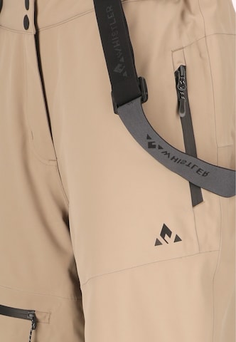 Whistler Regular Skihose 'Rossburg' in Beige