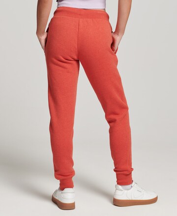 Effilé Pantalon Superdry en orange