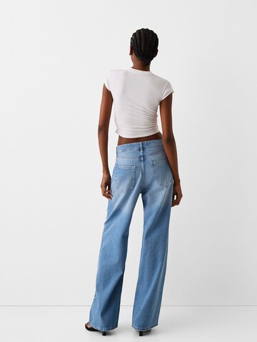 Wide leg Jeans di Bershka in blu