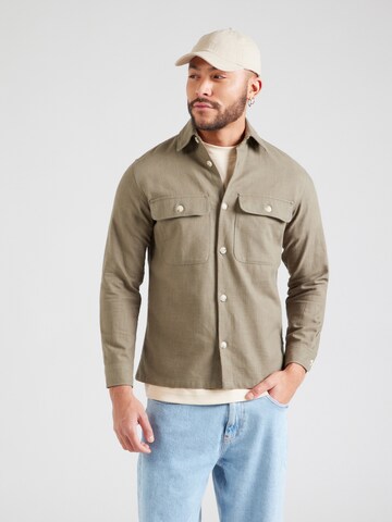 JACK & JONES Comfort fit Srajca | zelena barva: sprednja stran