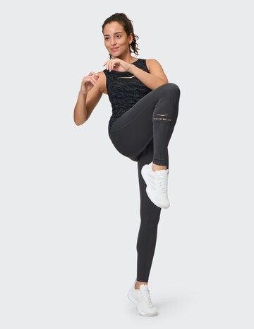 VENICE BEACH Skinny Sporthose in Grau