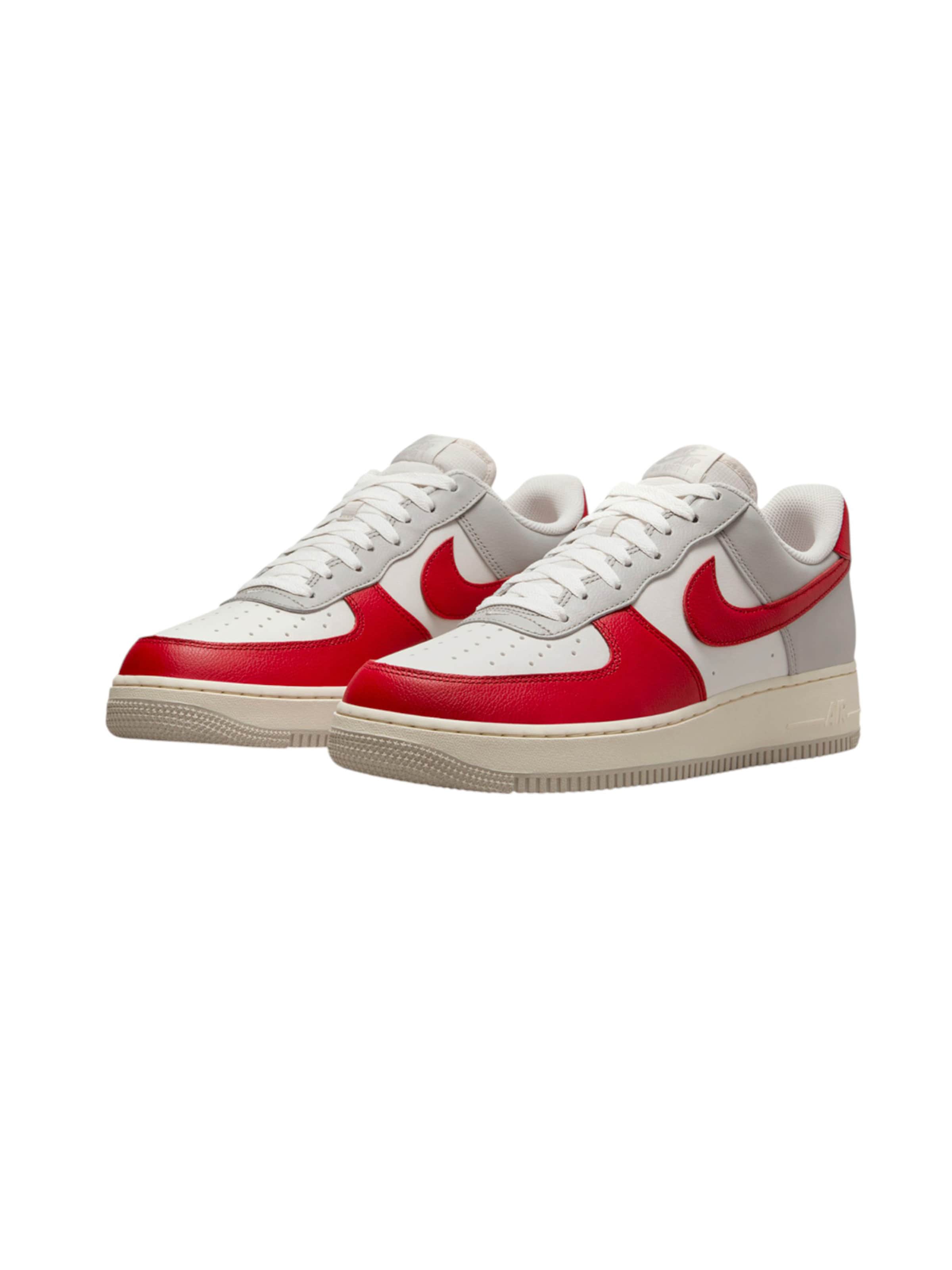Nike Sportswear Sneaker 'AIR FORCE 1' in 41 in grau / rot / weiß, Produktansicht