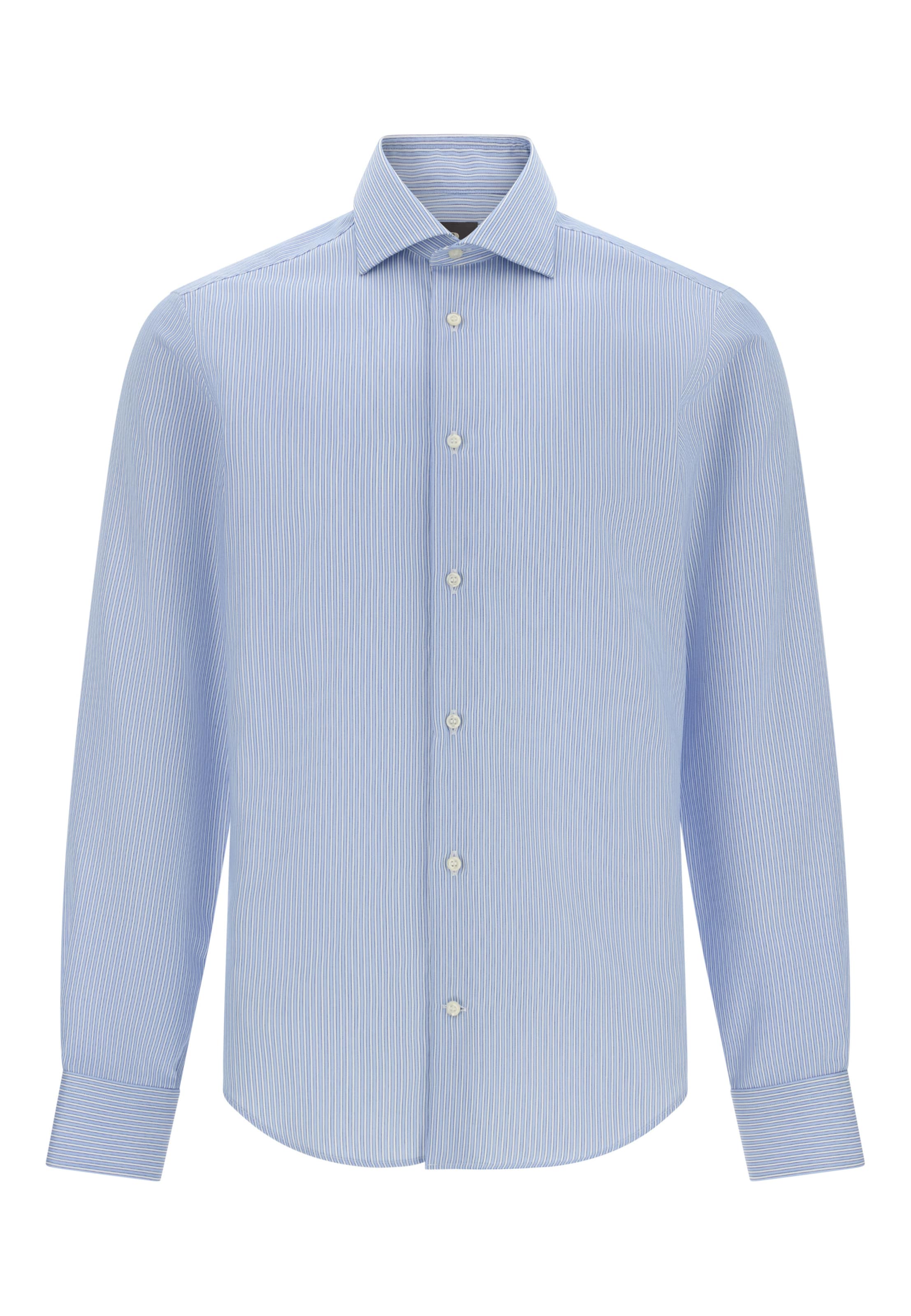 Boggi Milano Средняя посадка Рубашка в Синий: спереди