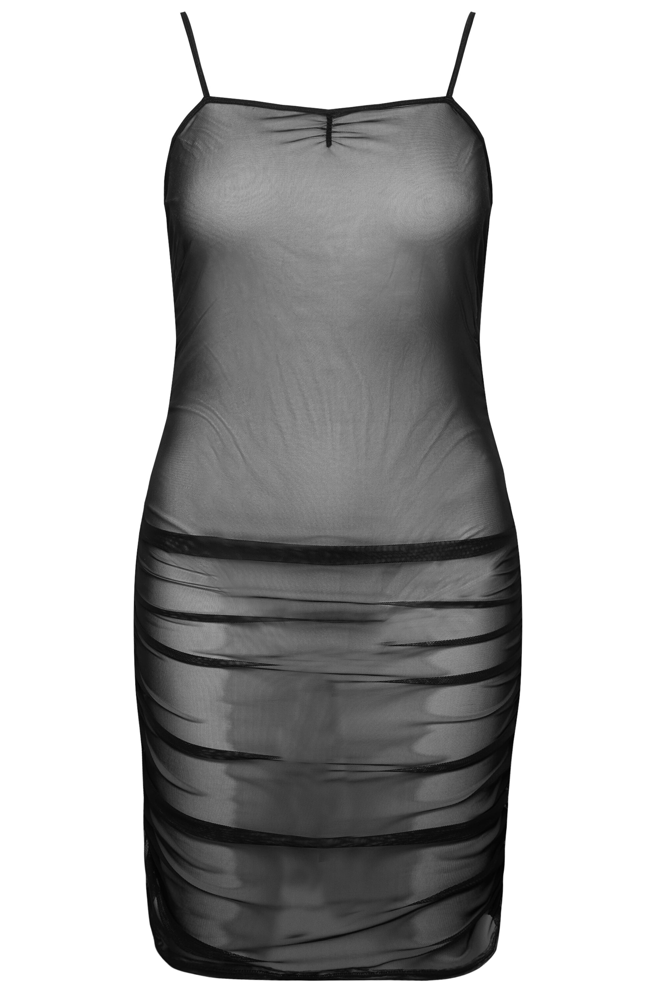 Ulla Popken Negligé in Zwart: voorkant