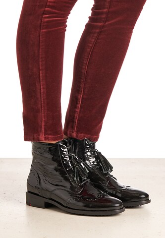 LLOYD Lace-up bootie in Black: front